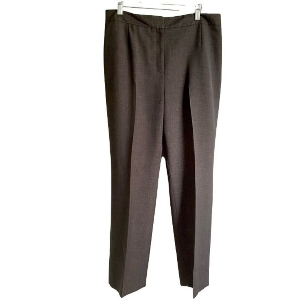 Kasper Grey Classic Fit Kate Dress Pants Trousers